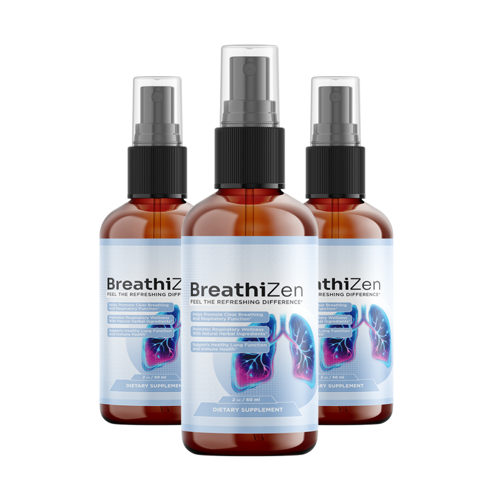 BreathiZen Natural Respiratory Support Spray Bottle